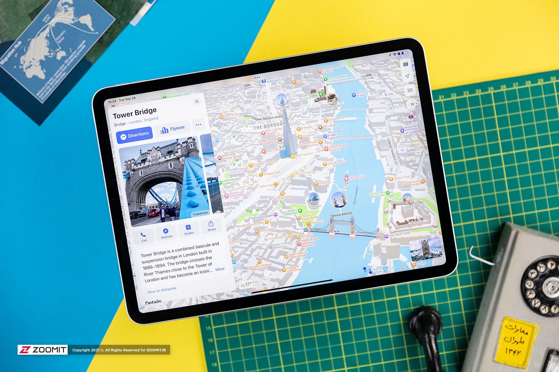 iPadOS 15 - 3D Maps tshiab