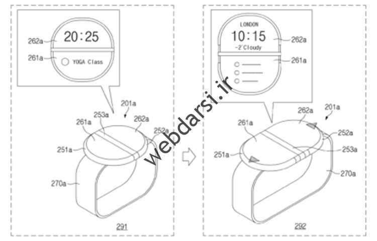 ساعت های هوشمند جدید سامسونگ با صفحه نمایش چرخان