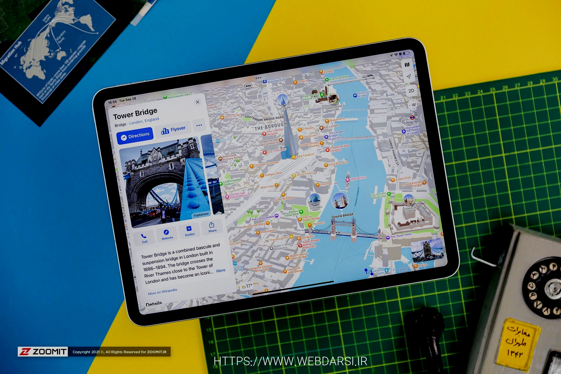 iPadOS 15 - 3D Maps tshiab